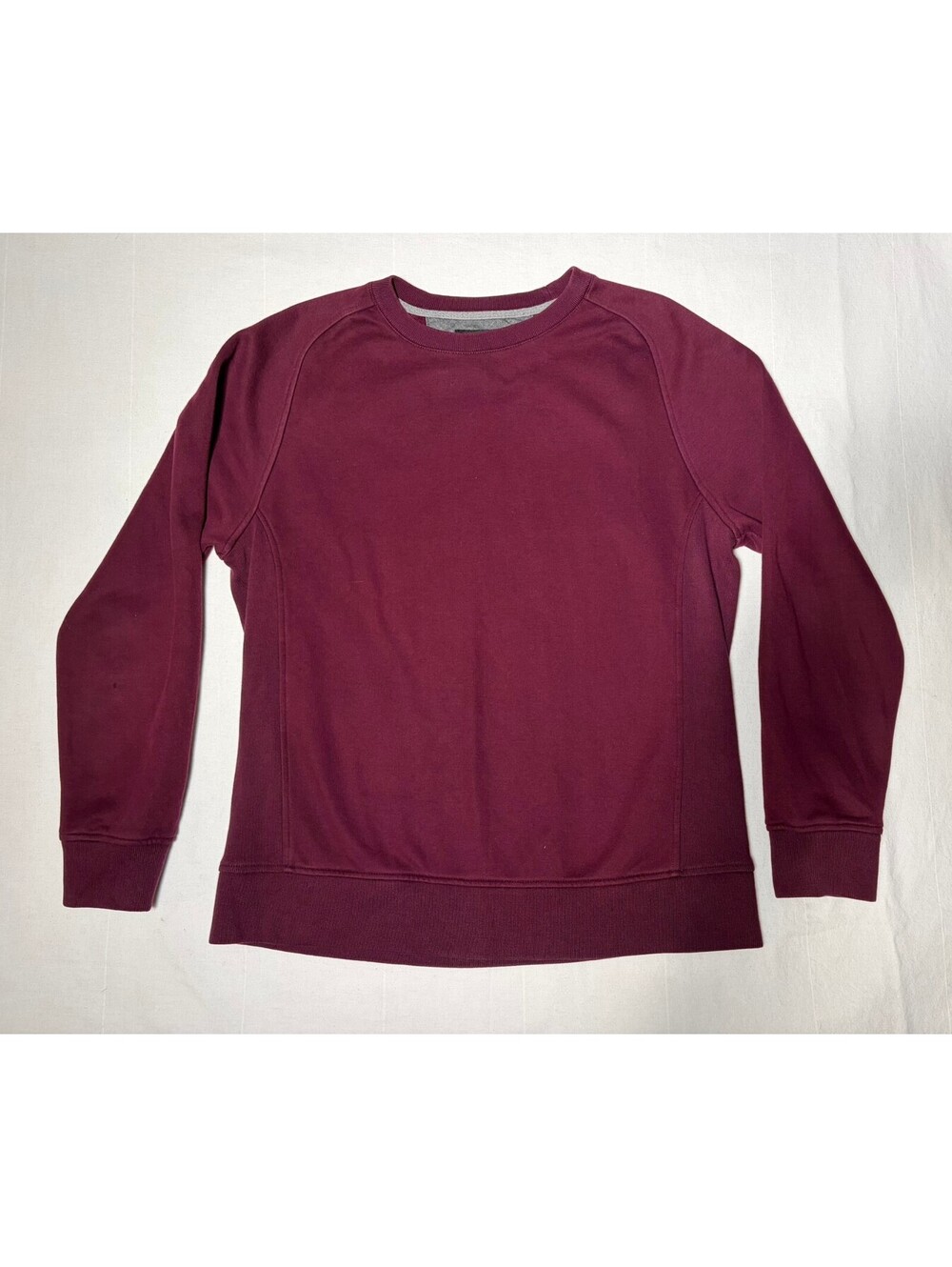 Banana Republic Men’s Burgundy Crewneck Sweatshirt Pullover Long Sleeve